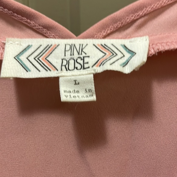 Pink/mauve polyester blouse - Picture 2 of 4